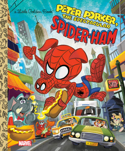 Spider-Ham Little Golden Book (Marvel Spider-Man) by John Sazaklis, Golden Books