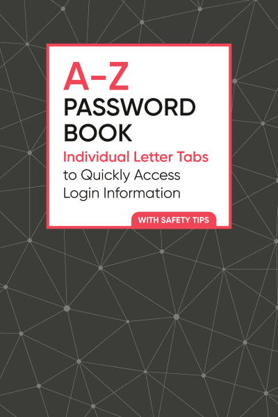 A-Z Password Book by Zeitgeist