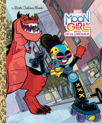 Moon Girl and Devil Dinosaur Little Golden Book (Marvel) by Frank Berrios, Golden Books