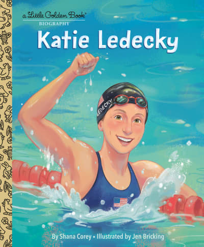 Katie Ledecky: A Little Golden Book Biography by Shana Corey, Jen Bricking