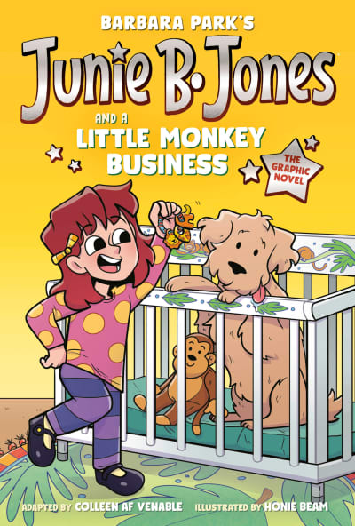 Junie B. Jones and a Little Monkey Business: The Graphic Novel by Barbara Park, Honie Beam, Colleen AF Venable