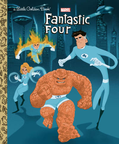 Fantastic Four Little Golden Book (Marvel) by Arie Kaplan, Golden Books