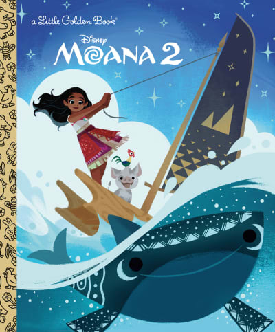 Disney Moana 2 Little Golden Book by Golden Books, Disney Storybook Art Team