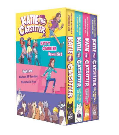 Katie the Catsitter: Kitty Carrier Box Set (Books 1-4) by Colleen AF Venable, Stephanie Yue