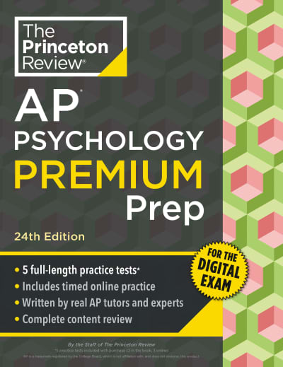 Princeton Review AP Psychology Premium Prep, 24th Edition by The Princeton Review