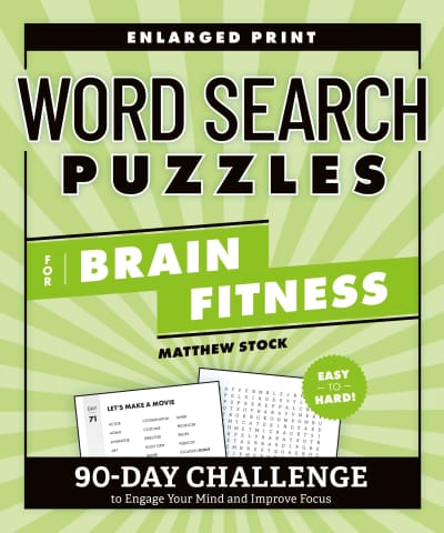 Word Search Puzzles for Brain Fitness by Matthew Stock