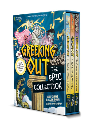 Greeking Out: The Epic Collection (Volumes 1-3, Boxed Set) by Kenny Curtis, Jillian Hughes, Javier Espila