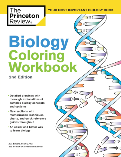 Biology Coloring Workbook, 2nd Edition by The Princeton Review, Edward Alcamo