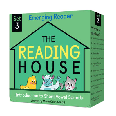 The Reading House Set 3: Introduction to Short Vowel Sounds by The Reading House, Marla Conn