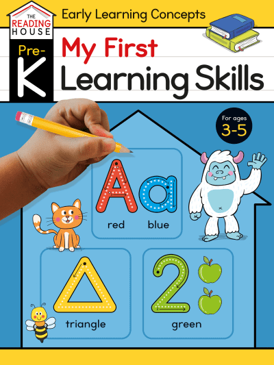 My First Learning Skills (Pre-K Early Learning Concepts Workbook) by The Reading House