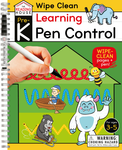 Learning Pen Control (Pre-K Wipe Clean Workbook) by The Reading House