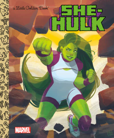 She-Hulk Little Golden Book (Marvel) by Jeneanne DeBois, Golden Books