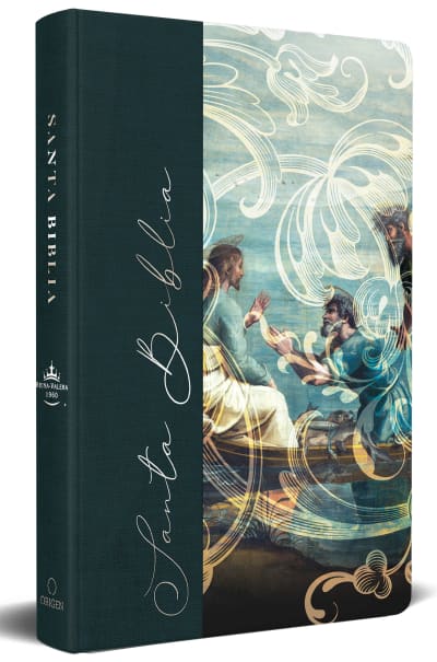 Biblia RVR 1960 letra grande, manual, tapa dura  de tela Pescador de hombres / S panish Bible RVR 1960 Handy Size Large Print Hardcover Cloth Fishers of Men by Reina Valera Revisada 1960