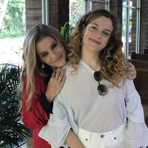 Photo of Lisa Marie Presley and Riley Keough
