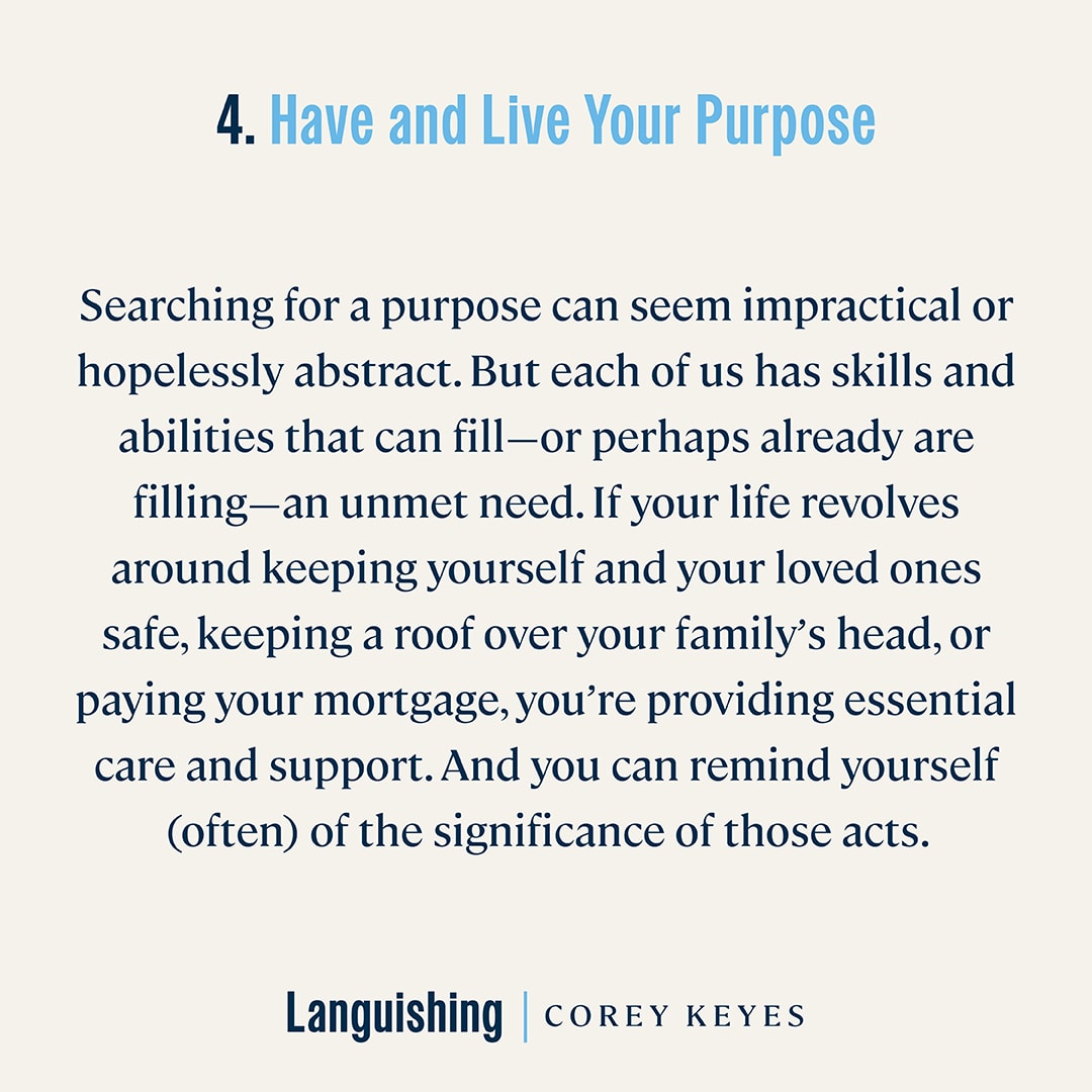 have and live your purpose