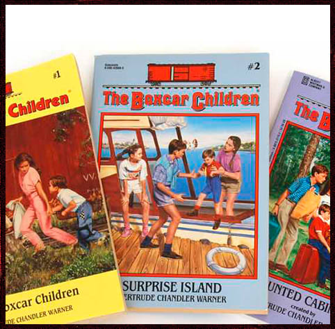 Scholastic's editions of The Boxcar Children
