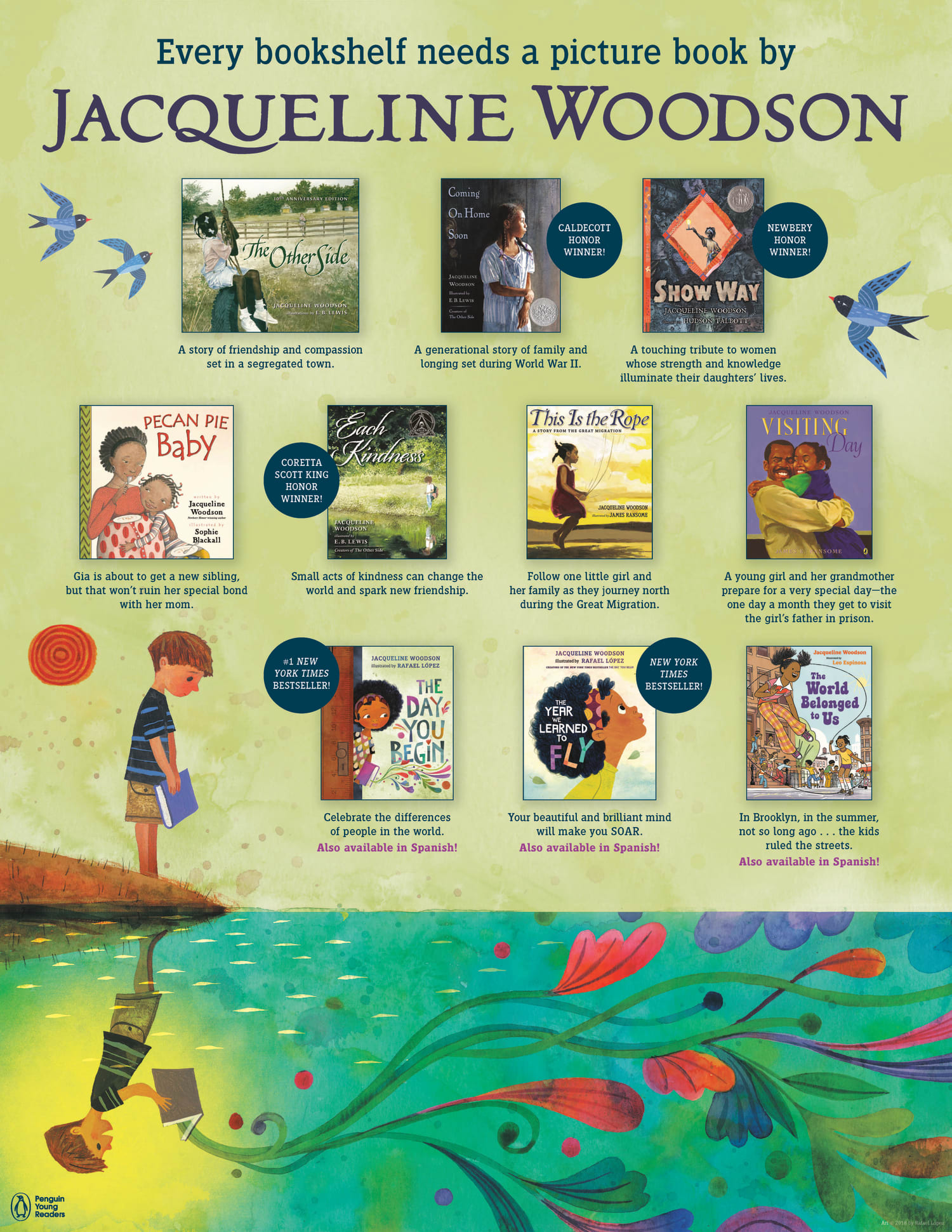 Every bookshelf needs a picture book by Jacqueline Woodson