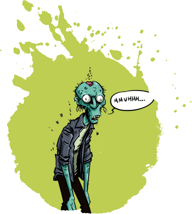 illustration of Zombie character