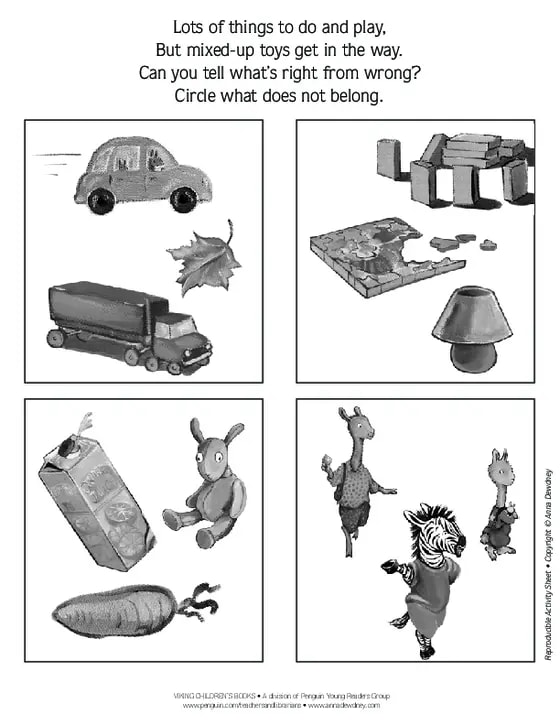 Llama Llama Activities