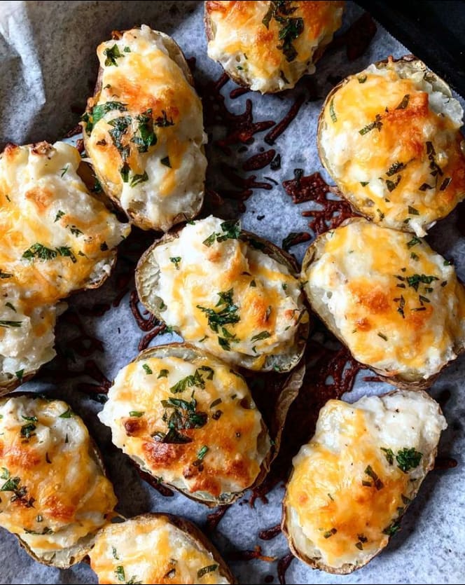 Photo of mini twice-baked potatoes