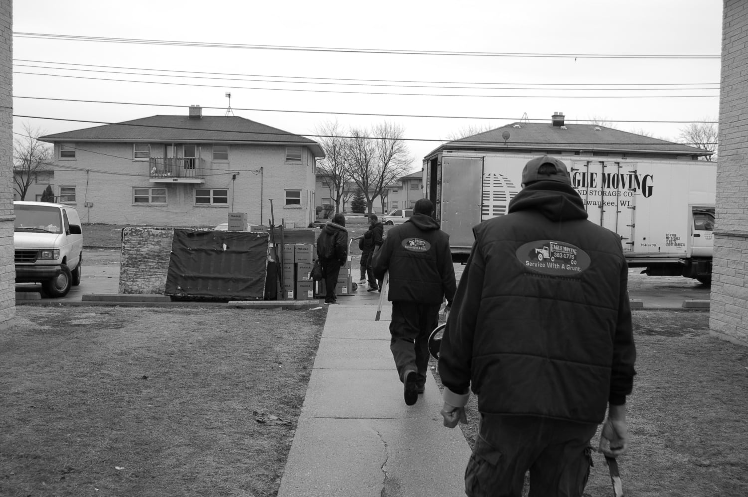 Movers loading a moving truck