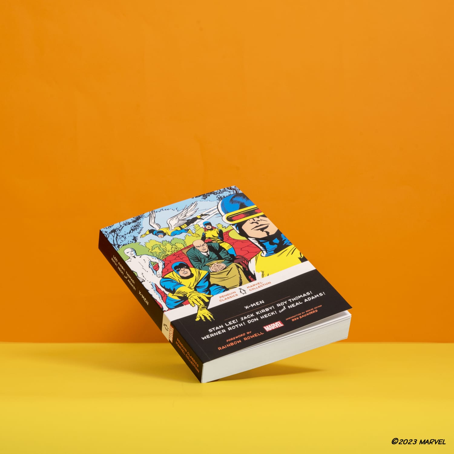 X-Men Paperback at an angle
