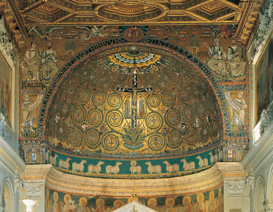 The twelfth-century apse of San Clemente, Rome.