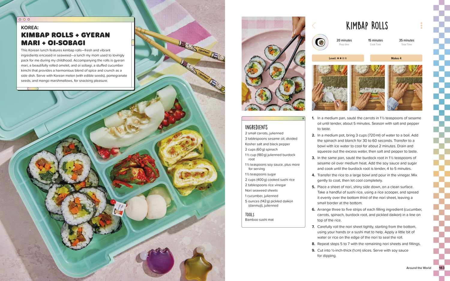 kimbap rolls
