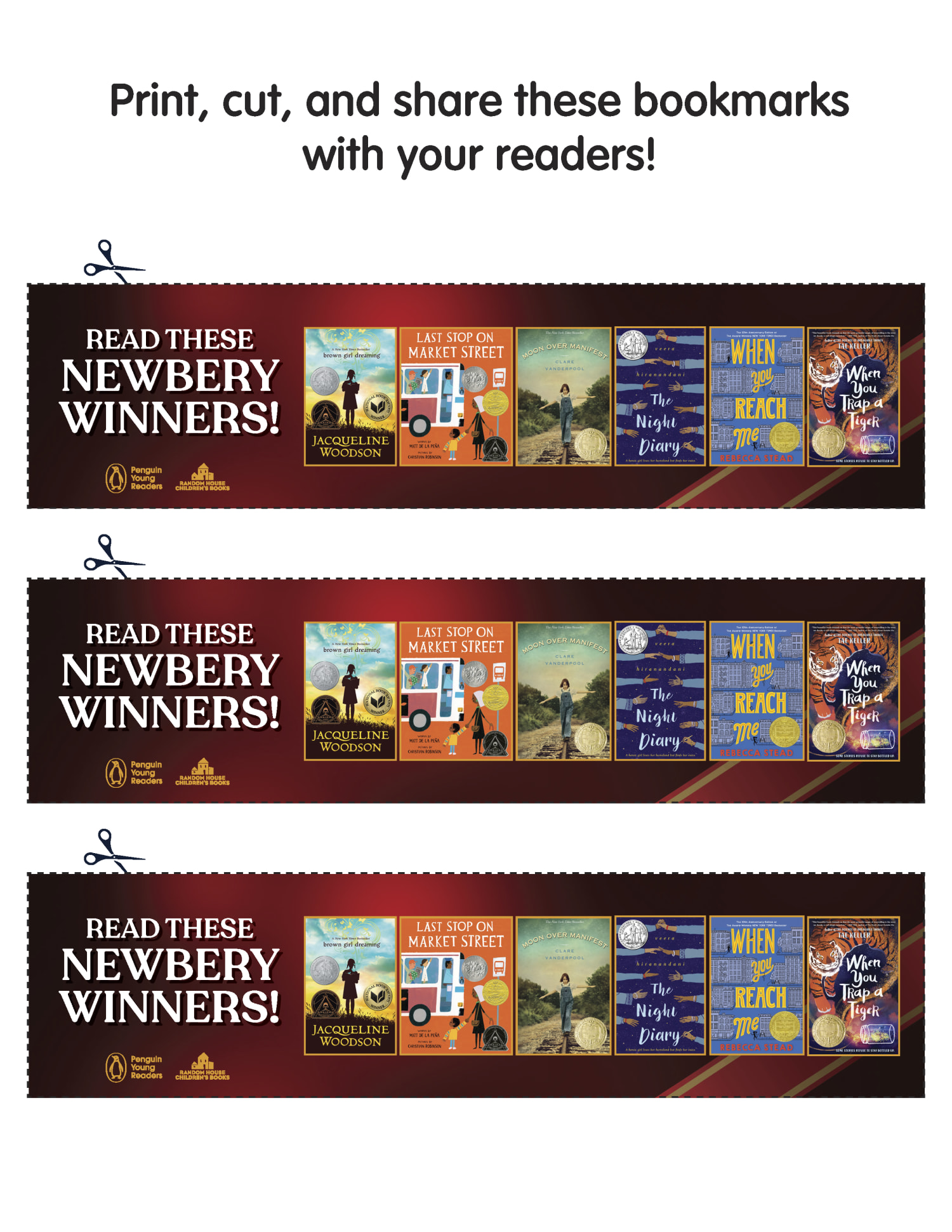 Discover ALA AwardWinners! Penguin Random House