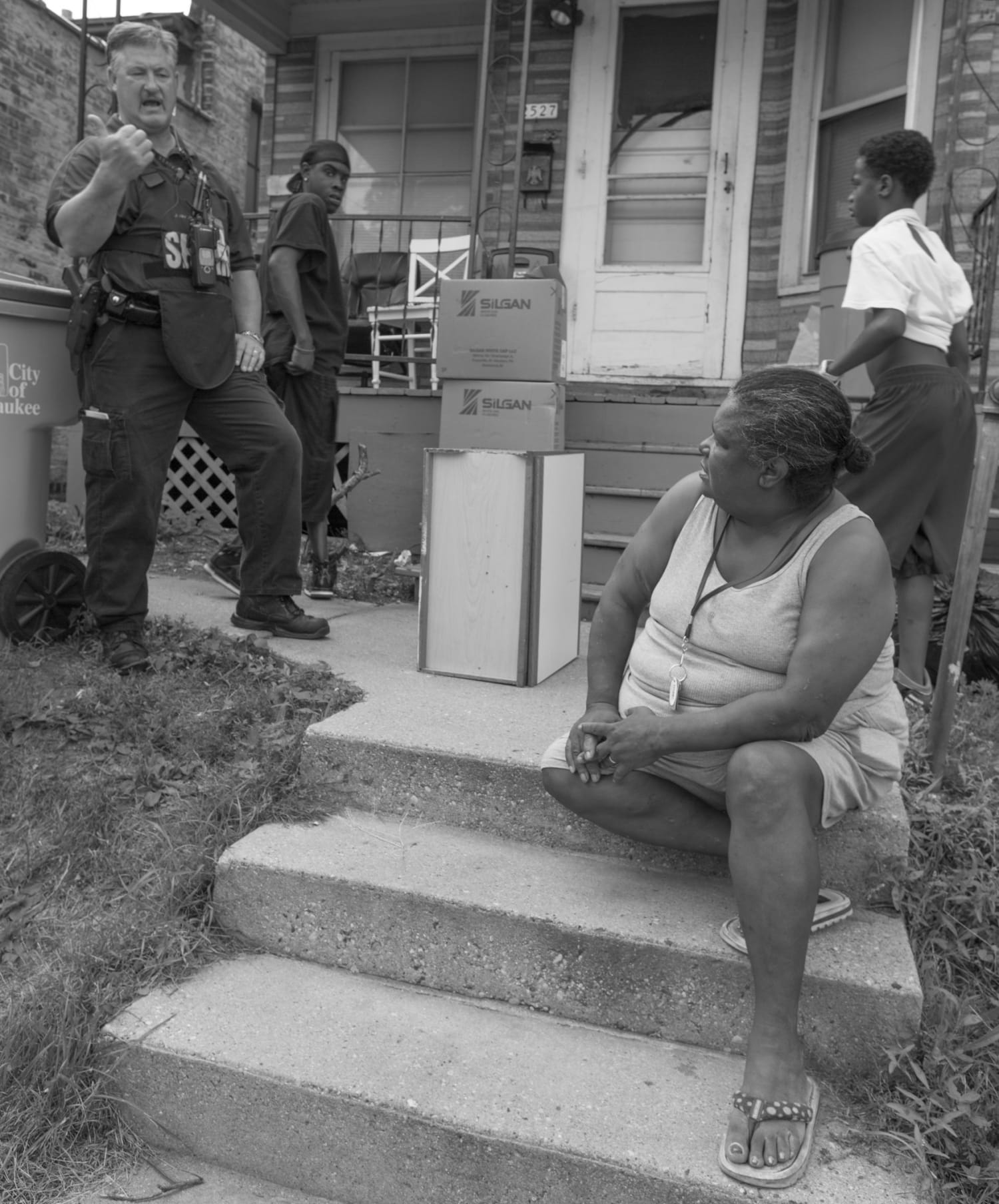 Sheriff telling Black family they have to leave their house