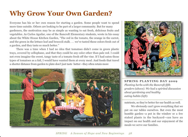 A screenshot showing content from the American Grown ebook