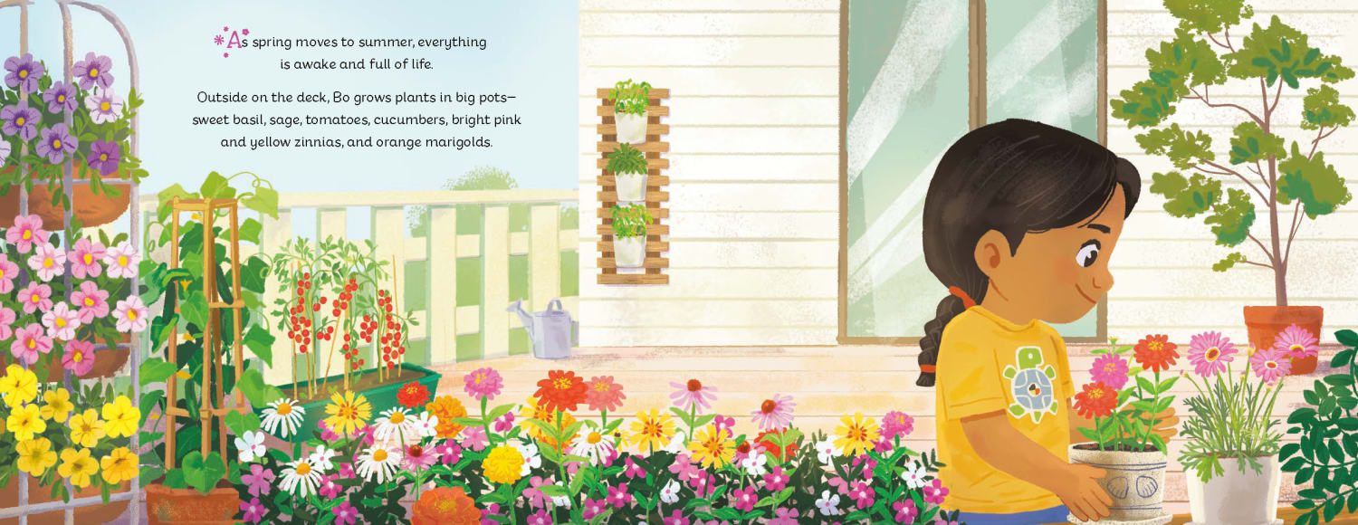 An interior from the book Summer’s Magic by Kaitlin Curtice