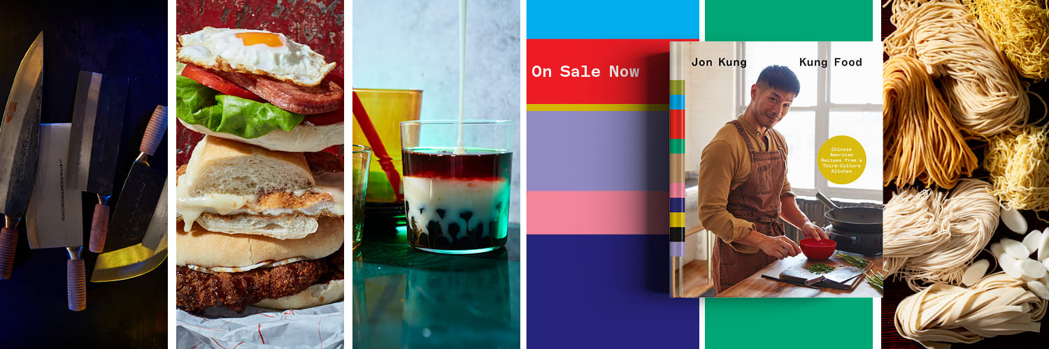 a banner with 4 recipes photos and the book cover that reads "on sale now"