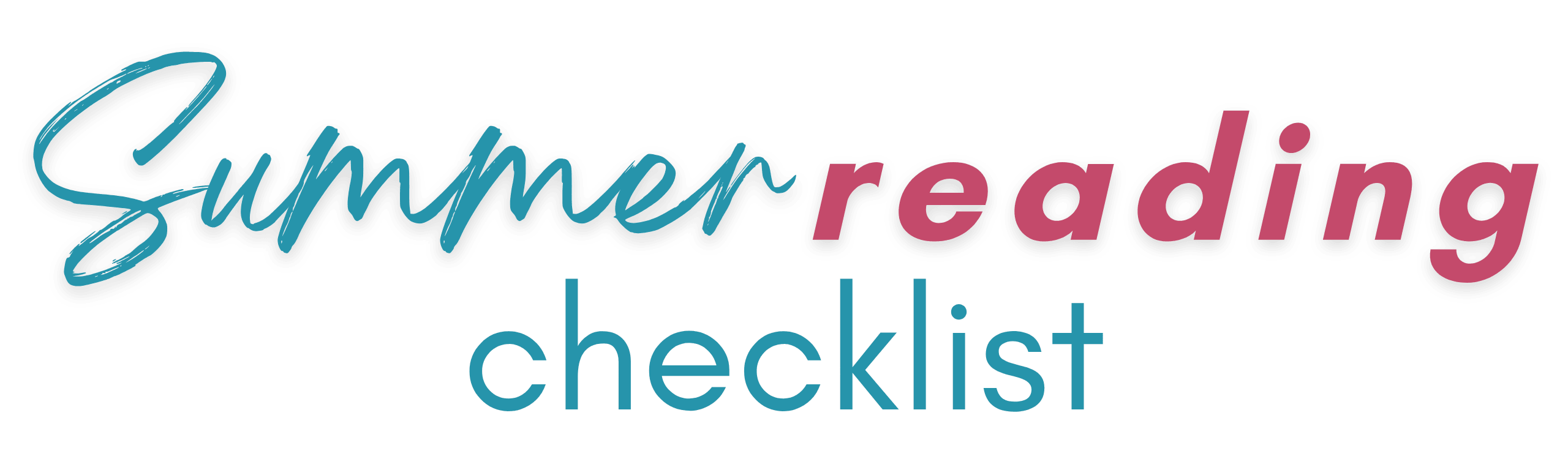 Summer Reading Checklist Header
