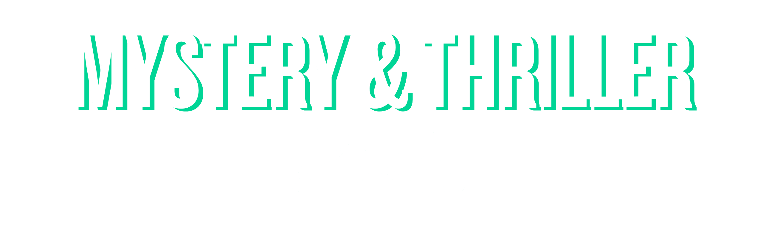 Mystery & Thriller Reads 2026 Header