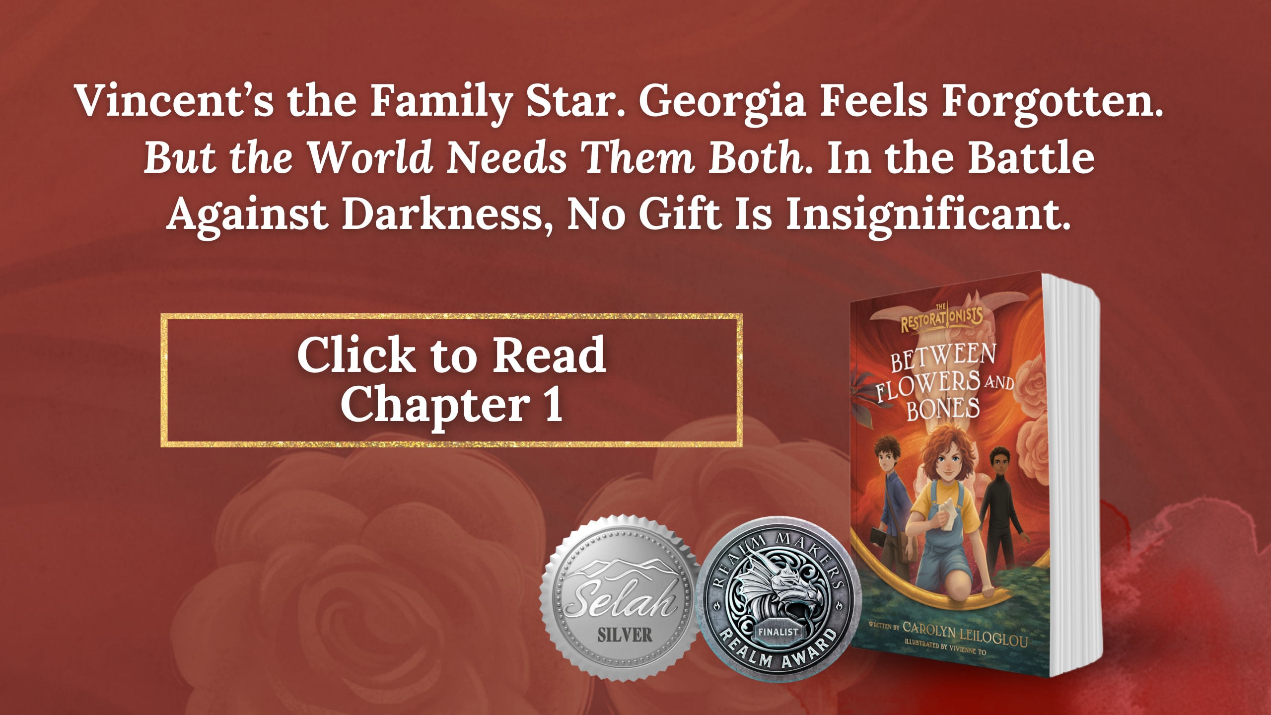 Click to read the first chapter of Between Flowers and Bones.