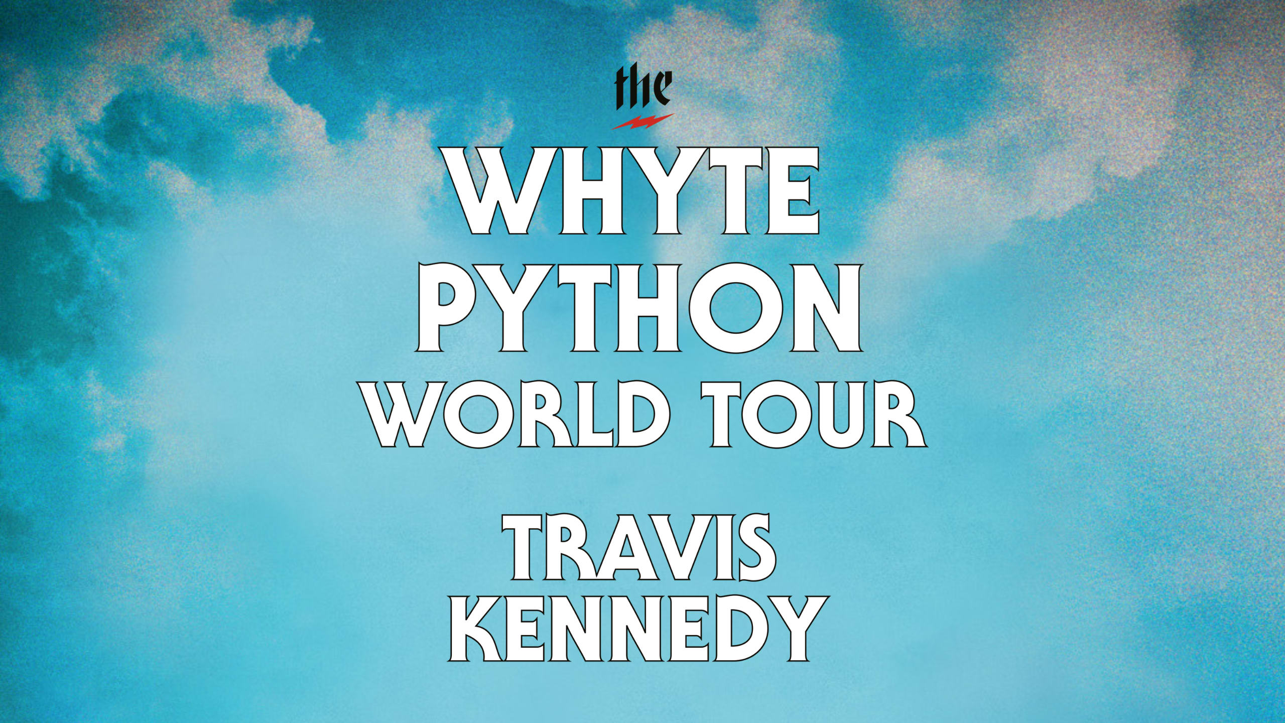 Whyte Python World Tour on cloud background