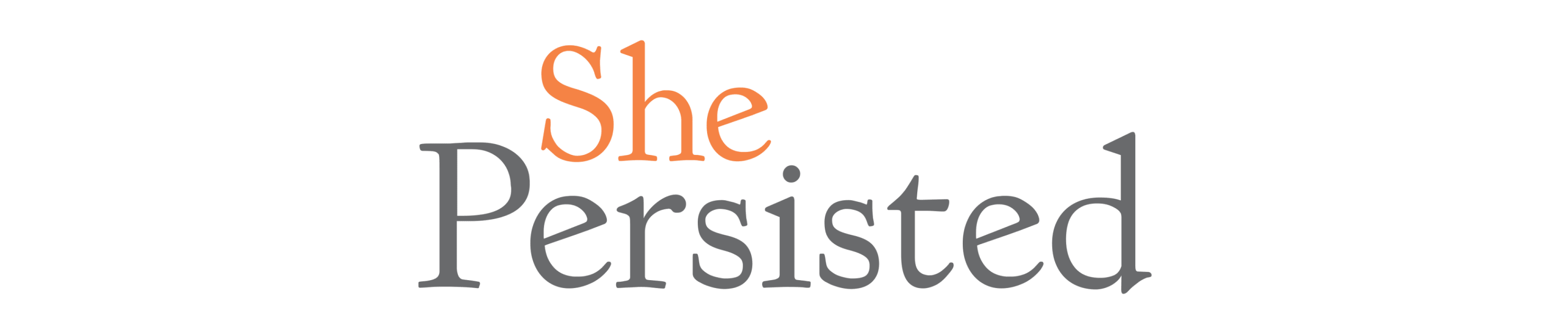 She persisted logo