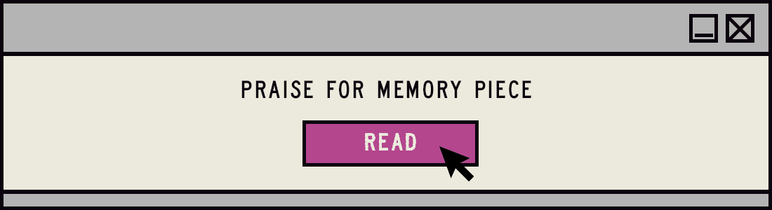 Praise for MEMORY PIECE