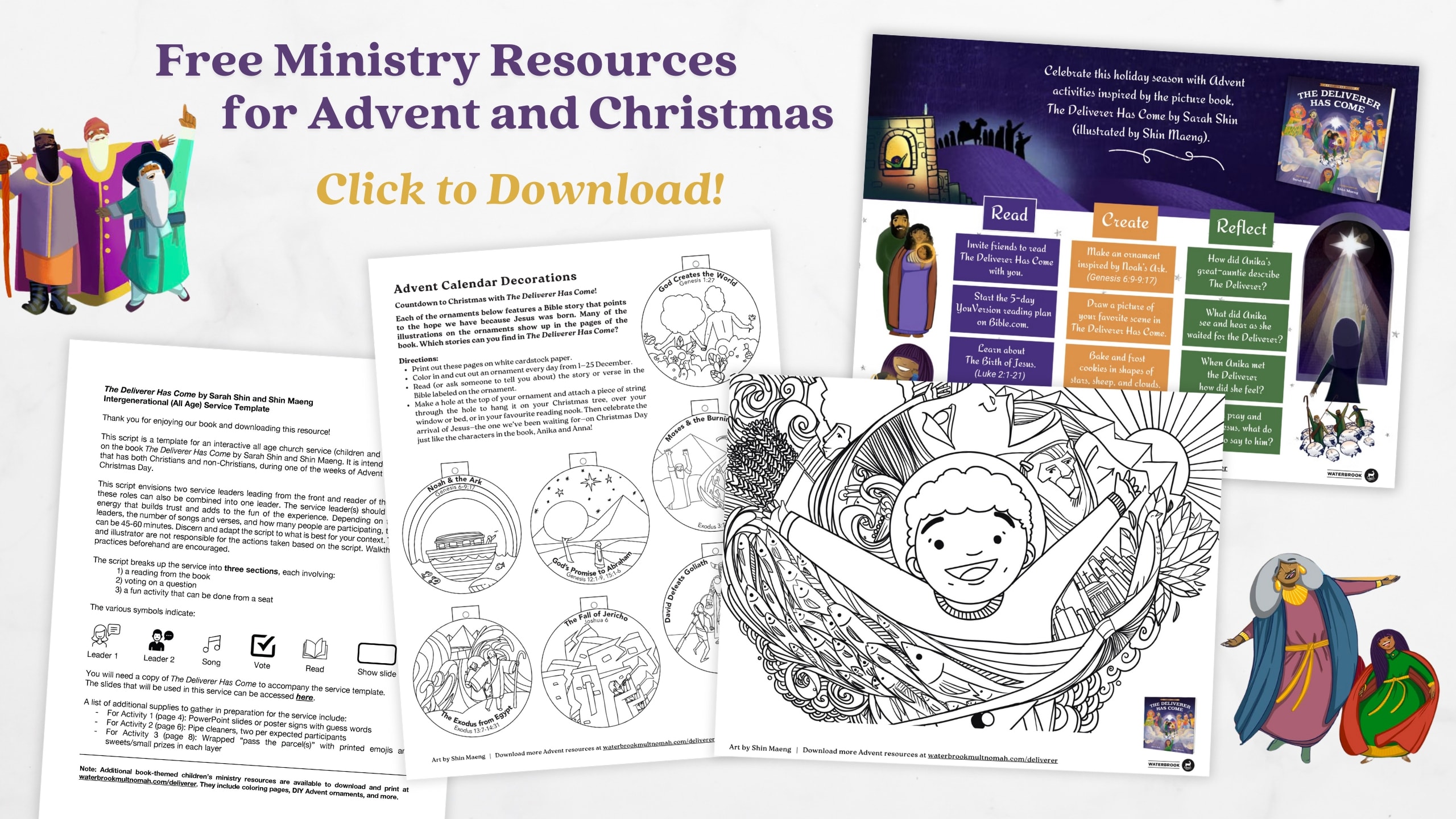 Click to Download: Free Ministry Resources for Advent and Christmas!