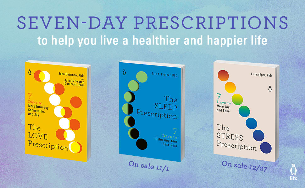 Website banner showing all three books&#039; from the Seven Day Prescription series