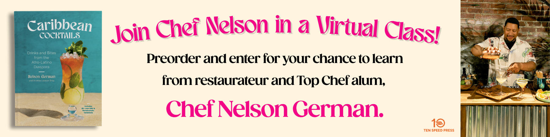 Join chef nelson in a virtual class. Presented in partnership with Loisa