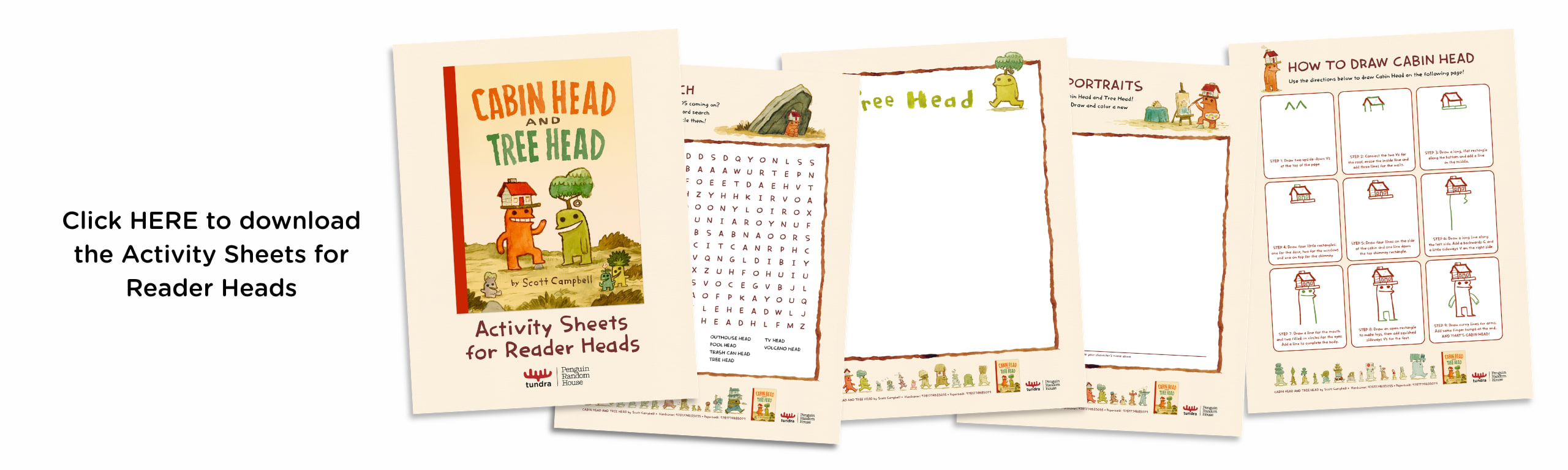 Click HERE to download the Activity Sheets for Reader Heads