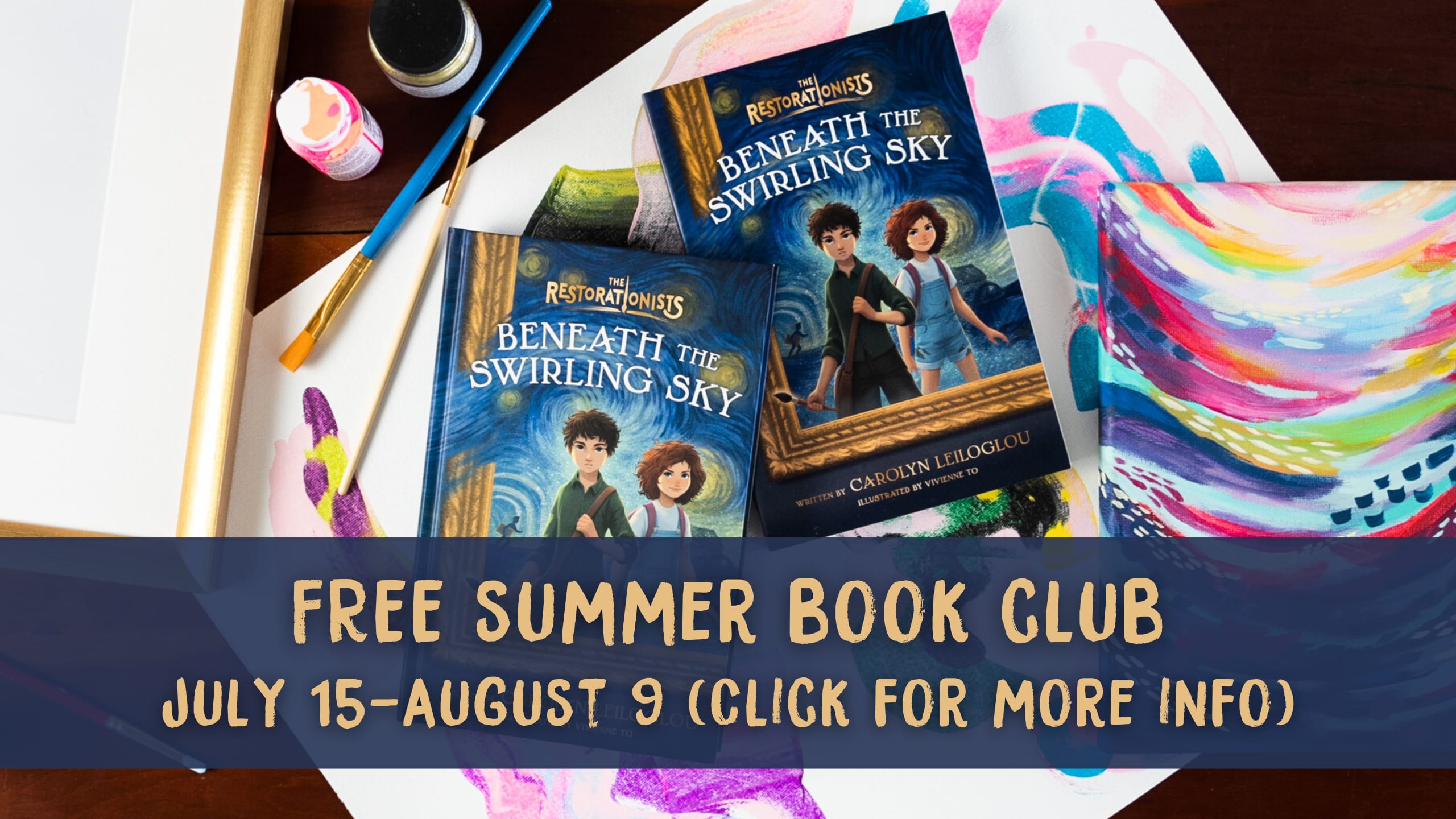 Free Summer Book Club from July 15 to August 9, 2024. Click for more info.