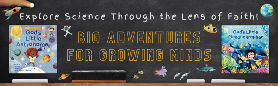 Explore science through the lens of faith with the Big Adventures for Growing Minds books!
