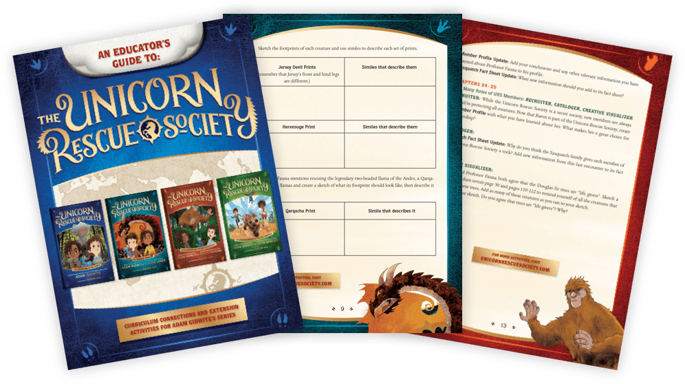 The Unicorn Rescue Society classroom guide
