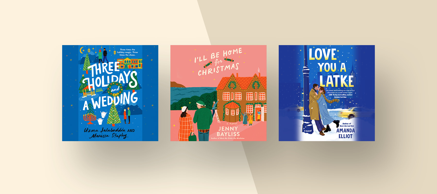 Holiday Romance Audiobook Covers