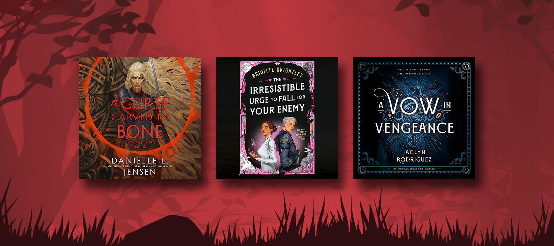 Romantasy Audiobook Covers