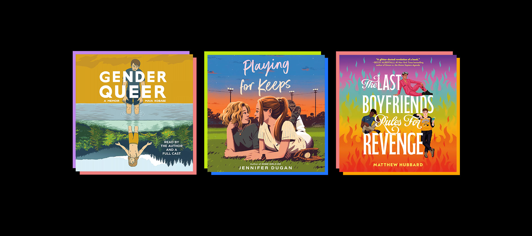 YA Pride Audiobook Covers