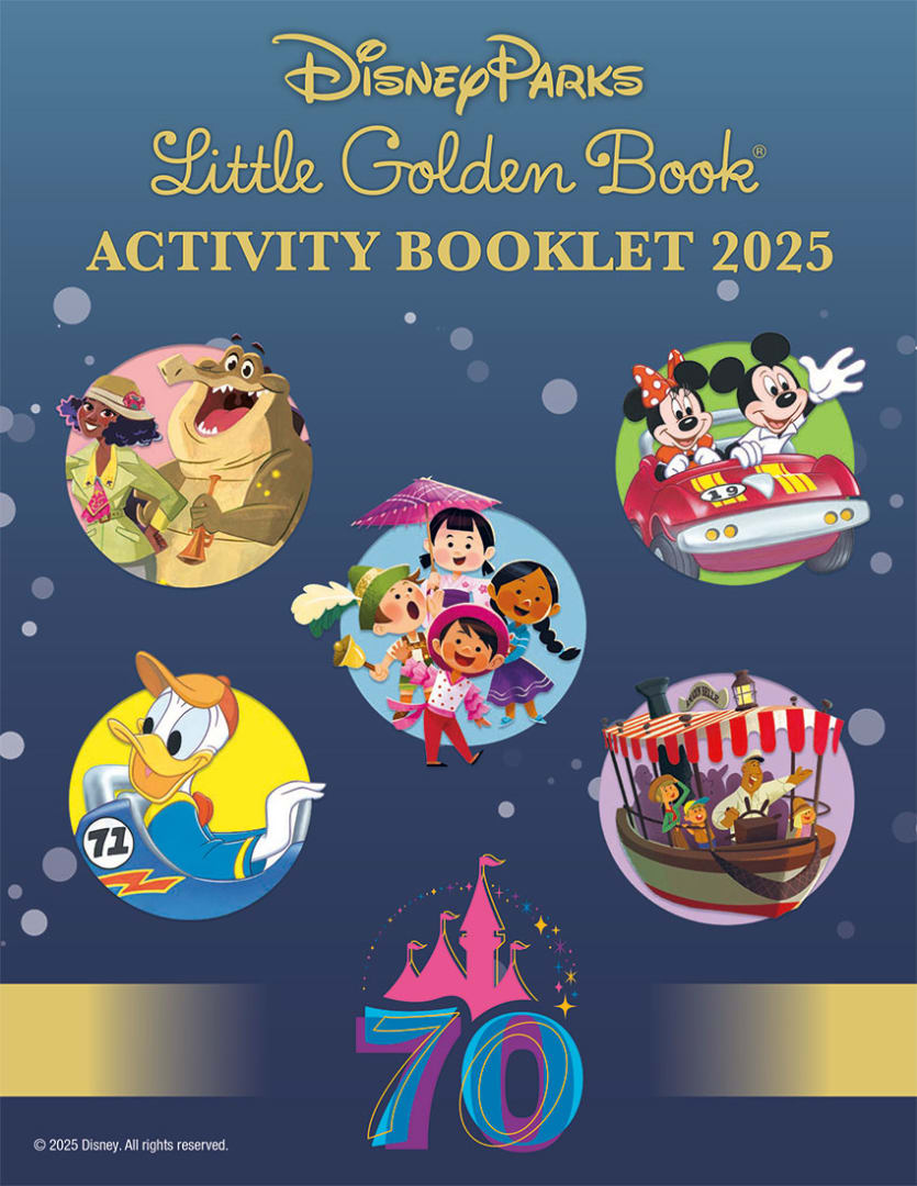 Disney Parks Little Golden Book Activity Booklet
